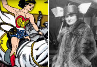 <p>Wonder Woman wurde von William Moulton Marston kreiert, der eine starke Frauenfigur schaffen wollte. Als Vorbild galt ihm seine Gattin Elizabeth (im Bild) sowie seine Assistentin Olive Byrne. (Bild-Copyright: DC Entertainment/YouTube/ Women In Comics Wiki) </p>