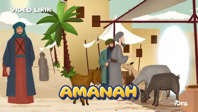 <p>Animasi Ibra video lirik Amanah (foto: istimewa)</p>