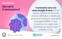 Che cosa è il coronavirus? Cosa si può fare per prevenirlo? Quali sono i sintomi? A queste e ad altre domande risponde il ministero della Salute attraverso delle grafiche diffuse sui social