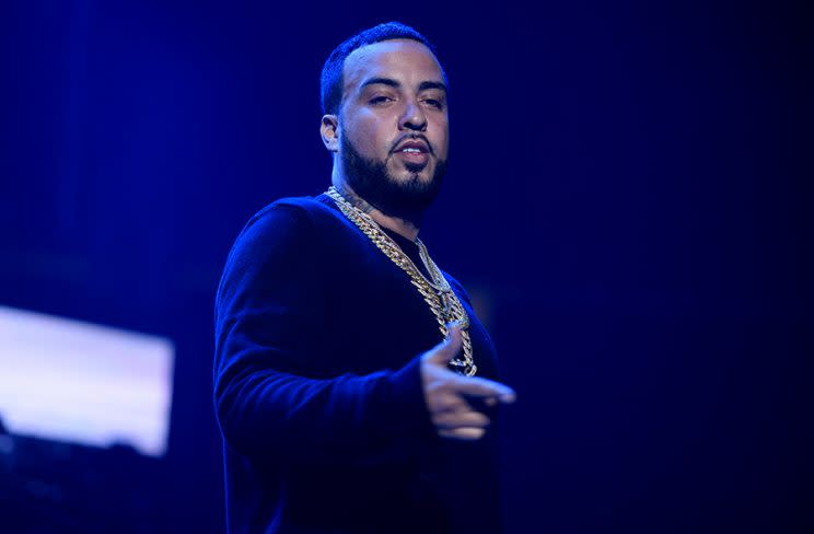 photo of french montana on stage