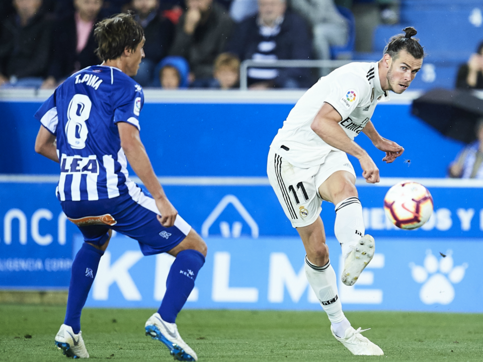 Bale has failed to find the net in his last three games for Madrid (Getty)