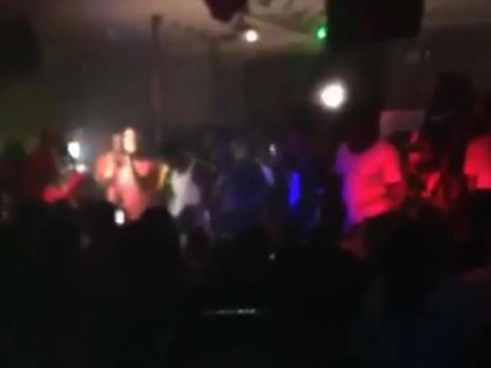 Footage from inside Power Ultra Lounge in Little Rock, Arkansas (themelaninpot Instagram)