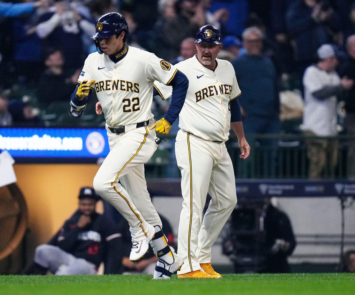 His back still bothering him, Christian Yelich on Tuesday was placed on the 10-day IL. Owen Miller was recalled from Class AAA Nashville.