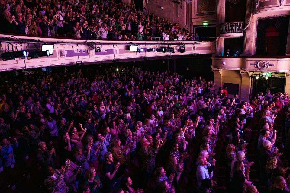 a standing ovation for the color purple at the birmingham hippodrome