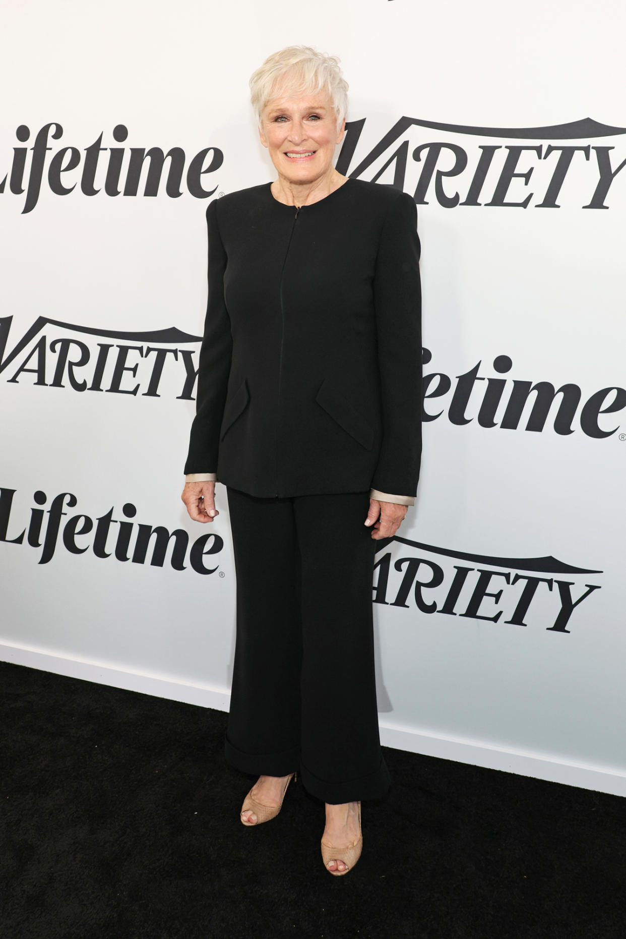 Glenn Close Looks Sophisticated in All Black at Variety Power of Women Event