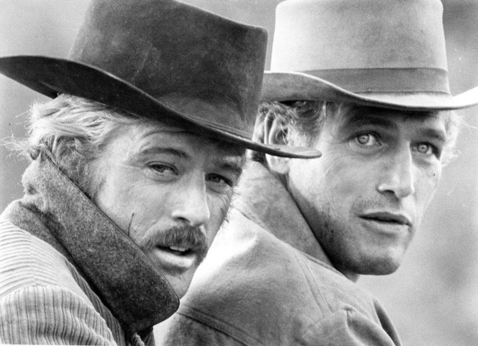 The natural chemistry of Robert Redford (left) and Paul Newman proved a huge selling point for 1969's "Butch Cassidy and the Sundance Kid."
