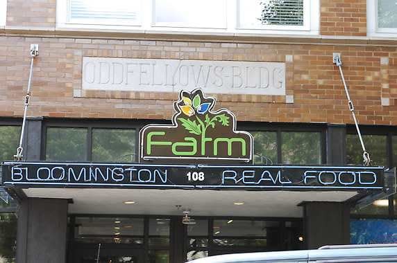 FARMbloomington is at 108 E. Kirkwood Ave. just off the courthouse square.