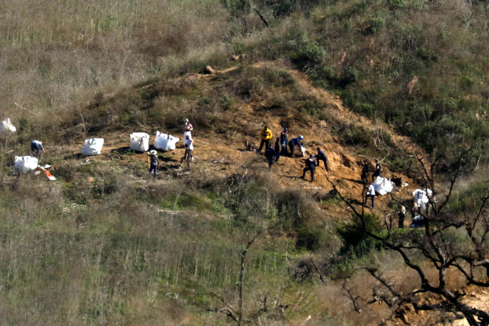 Authorities are still working to find out what happened to Kobe Bryant's helicopter on Sunday. (Reuters/Patrick T. Fallon)