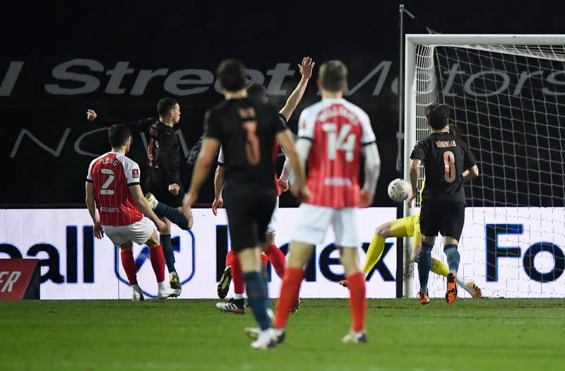 FA Cup - Fourth Round - Cheltenham Town v Manchester City