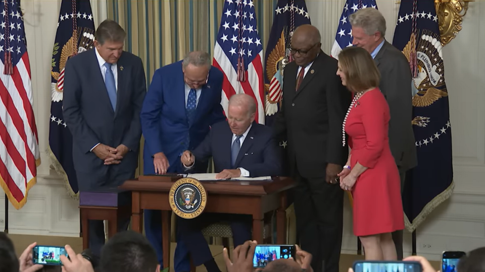 President Biden signed the Inflation Reduction act into law on Tuesday. The legislation will reserve nearly $370 billion to strengthen combative efforts against climate change.