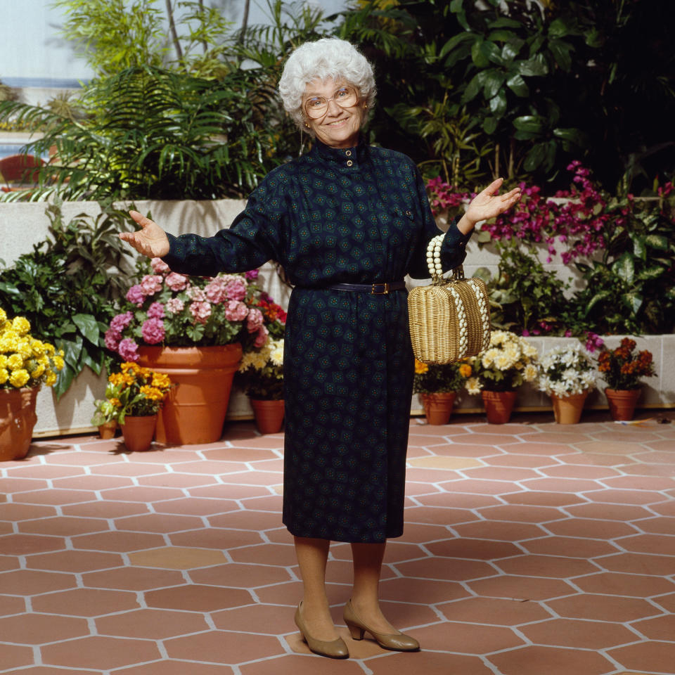 Estelle Getty played Sophia Petrillo on The Golden Girls. (Photo: Theo Westenberger/NBCU Photo Bank/NBCUniversal via Getty Images via Getty Images)