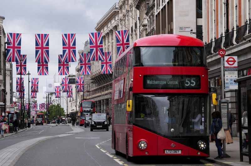 Preparations continue for Britain's King Charles and Camilla, Queen Consort, in London