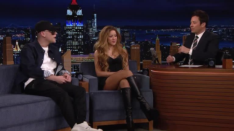 Shakira y Bizarrap estuvieron en el show de Jimmy Fallon