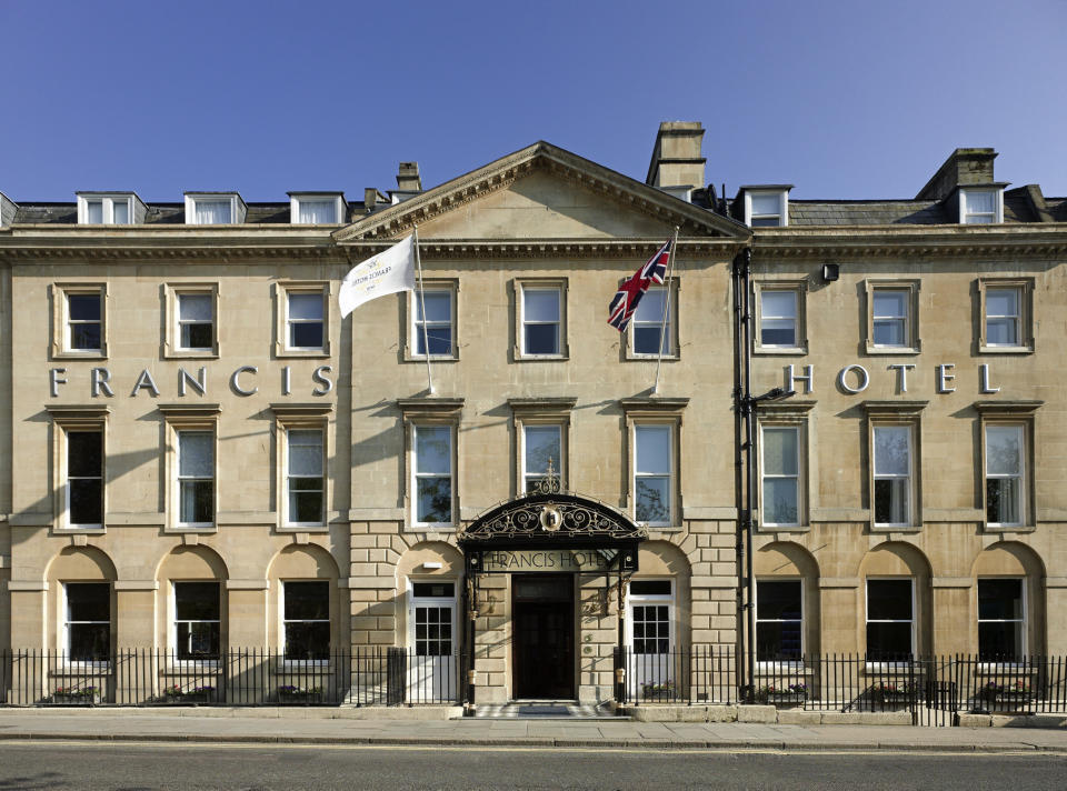 The exterior of Francis Hotel in Bath [Photo: Supplied]