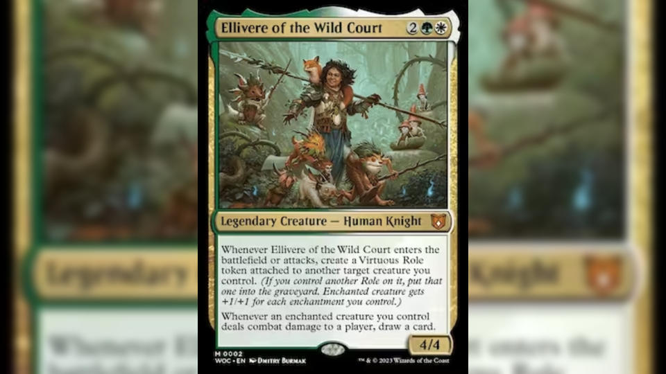 Ellivere of the Wild Court. (Image: Wizards of the Coast)