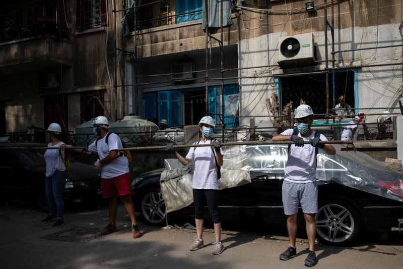 The Wider Image: 'We lost everything:' Grieving Beirut neighbourhood struggles to rebuild