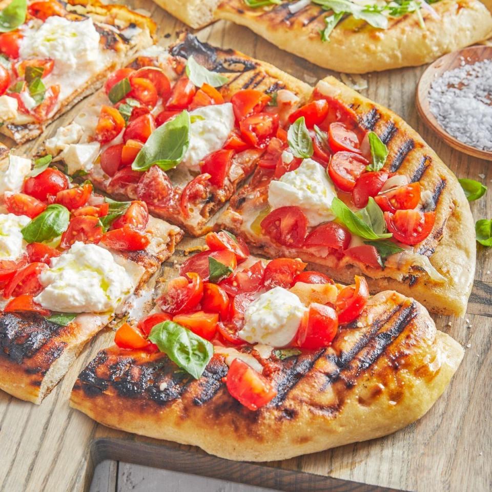 grilled pizza