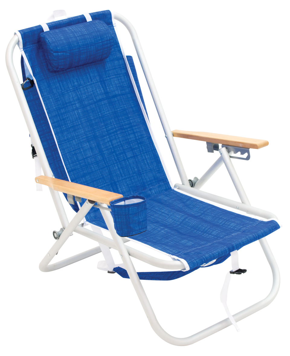 RIO Gear 4-Position Aluminum Backpack Chair - Blue (Amazon / Amazon)