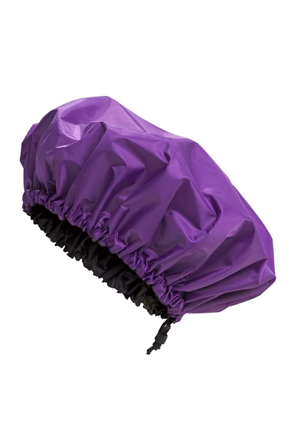 15) Large Satin Lined Shower Cap