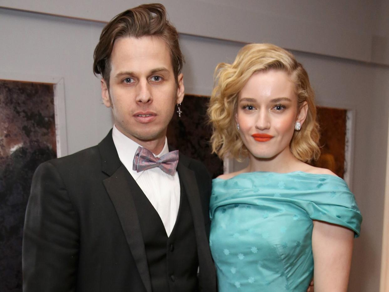 Mark Foster and Julia Garner attend Netflix 2019 SAG Awards after party at Sunset Tower Hotel on January 27, 2019 in West Hollywood, California