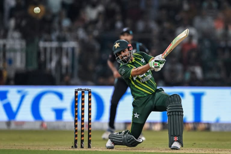 Pakistan captain Babar Azam will lead from the front at the T20 World Cup (Aamir QURESHI)