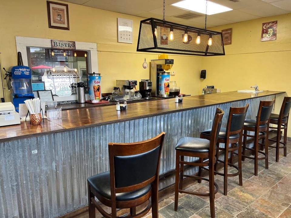 The bar area at The Bistro, a new restaurant at 110 N. First St. in downtown Gadsden that opened in August.