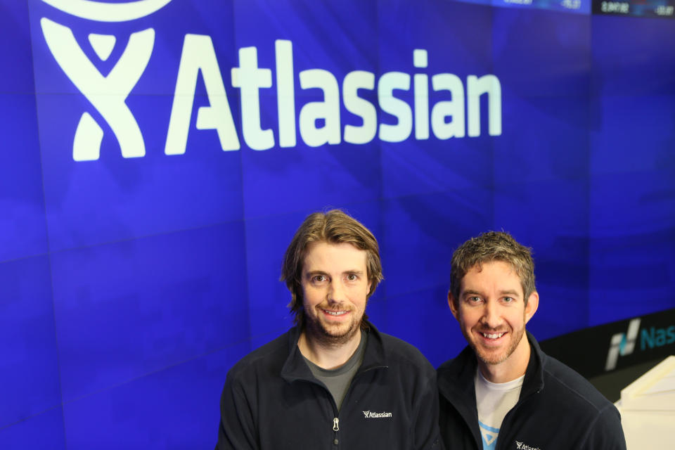 atlassian cofounders bell ring