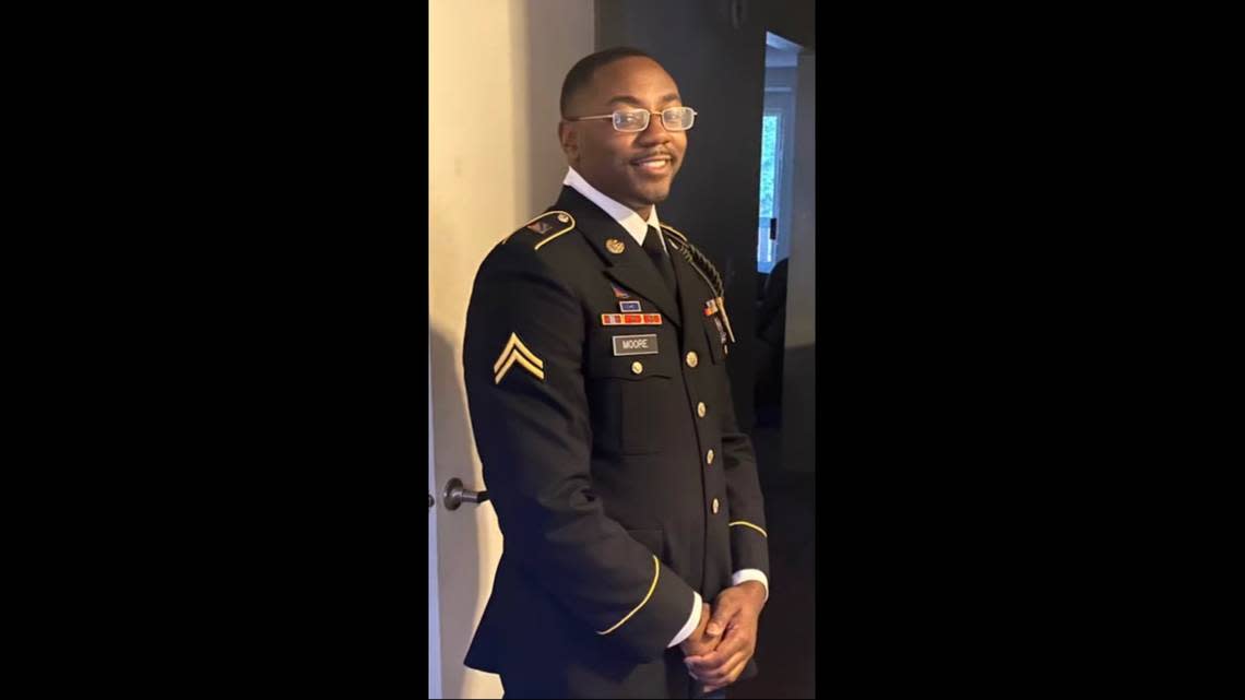 U.S. Army Sgt. Emmett Leviticus Moore, a native of East Point, Georgia, was killed Saturday in Parkland.