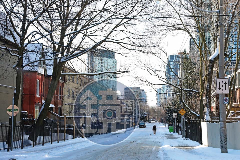 本刊跟監貴婦奈奈時，期間適逢當地下了今年最大的一場雪。