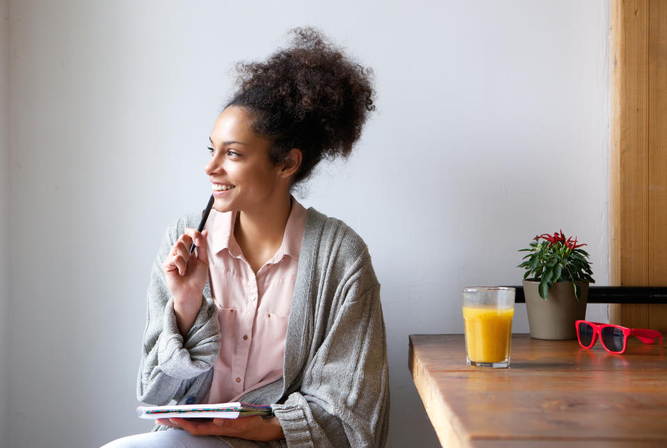 Woman thinking and planning for the future.  (Getty Images)