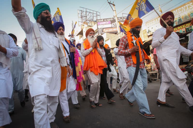 Election campaign for Sikh separatist leader Amritpal Singh in Punjab