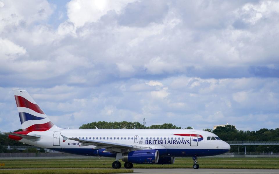 Flag-carrier British Airways has already cancelled around 32 flights per day over the Easter weekend - Steve Parsons/PA Wire