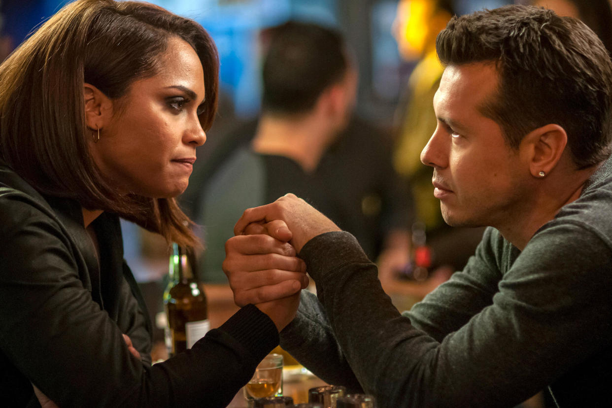 Monica Raymund, Jon Seda | Photo Credits: Matt Dinerstein/NBC