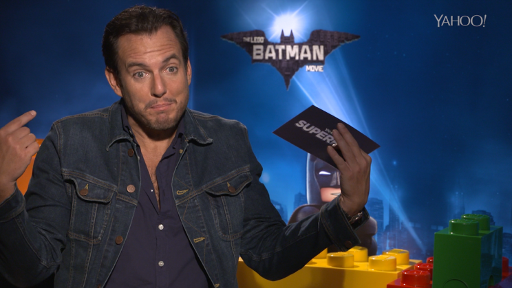 Will Arnett joked that he was going to direct the <em>Batman</em> movie instead. (Photo: Yahoo Movies)