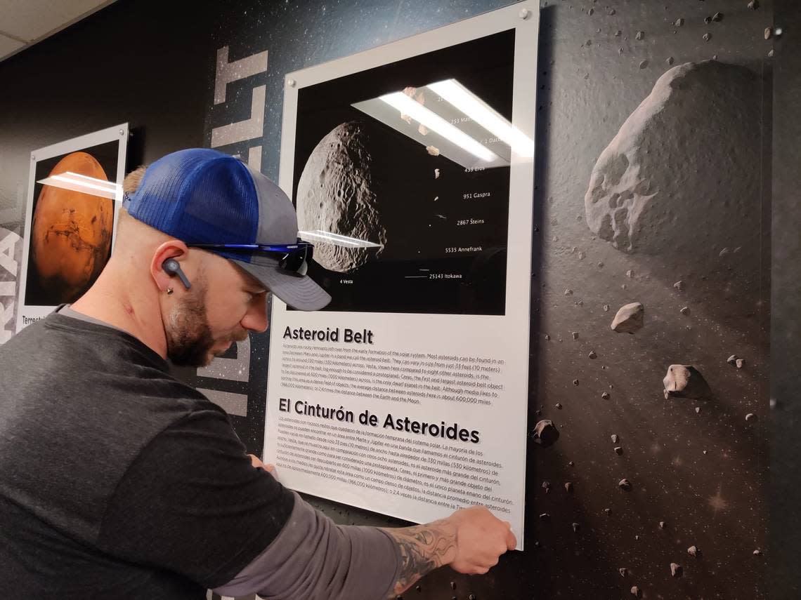 The Columbia Basin College planetarium has reopened after upgrades, including a learning lobby with information about astronomy. Columbia Basin College