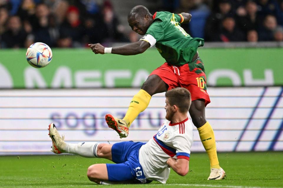 Aboubakar has missed both of Cameroon's games so far (AFP via Getty Images)