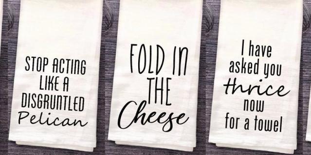 These 'Schitt's Creek'-Inspired Kitchen Towels Feature Hilarious