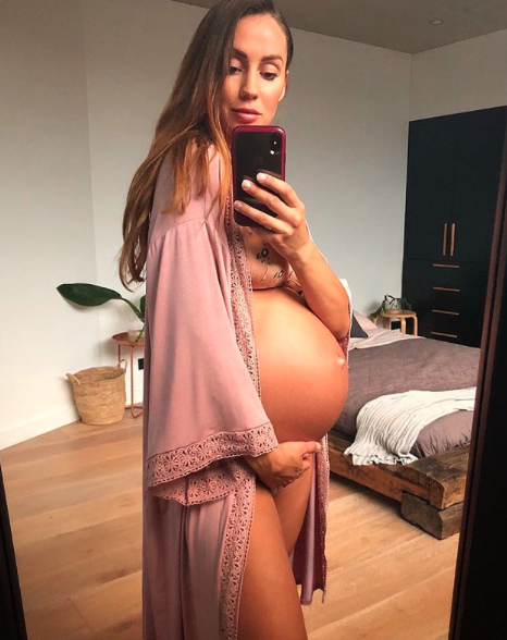 Pregnant Krystal Forscutt reveals baby's gender