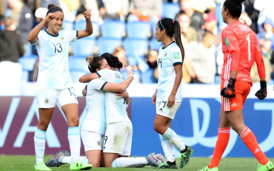 After a 12-year absence from the competition, Argentina opened their 2019 Women's World Cup by holding former champions Japan to a goalless draw - FIFA