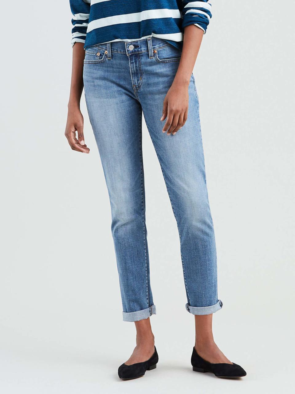 Levi's Women's New Boyfriend Jeans. (Photo: Walmart)