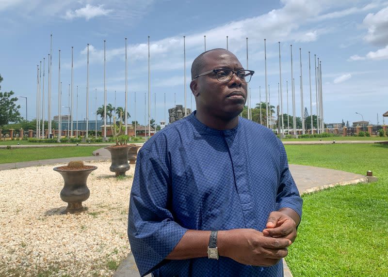 Lagos state Commissioner for Agriculture, Gbolahan Lawal, attends an interview with Reuters in Lagos