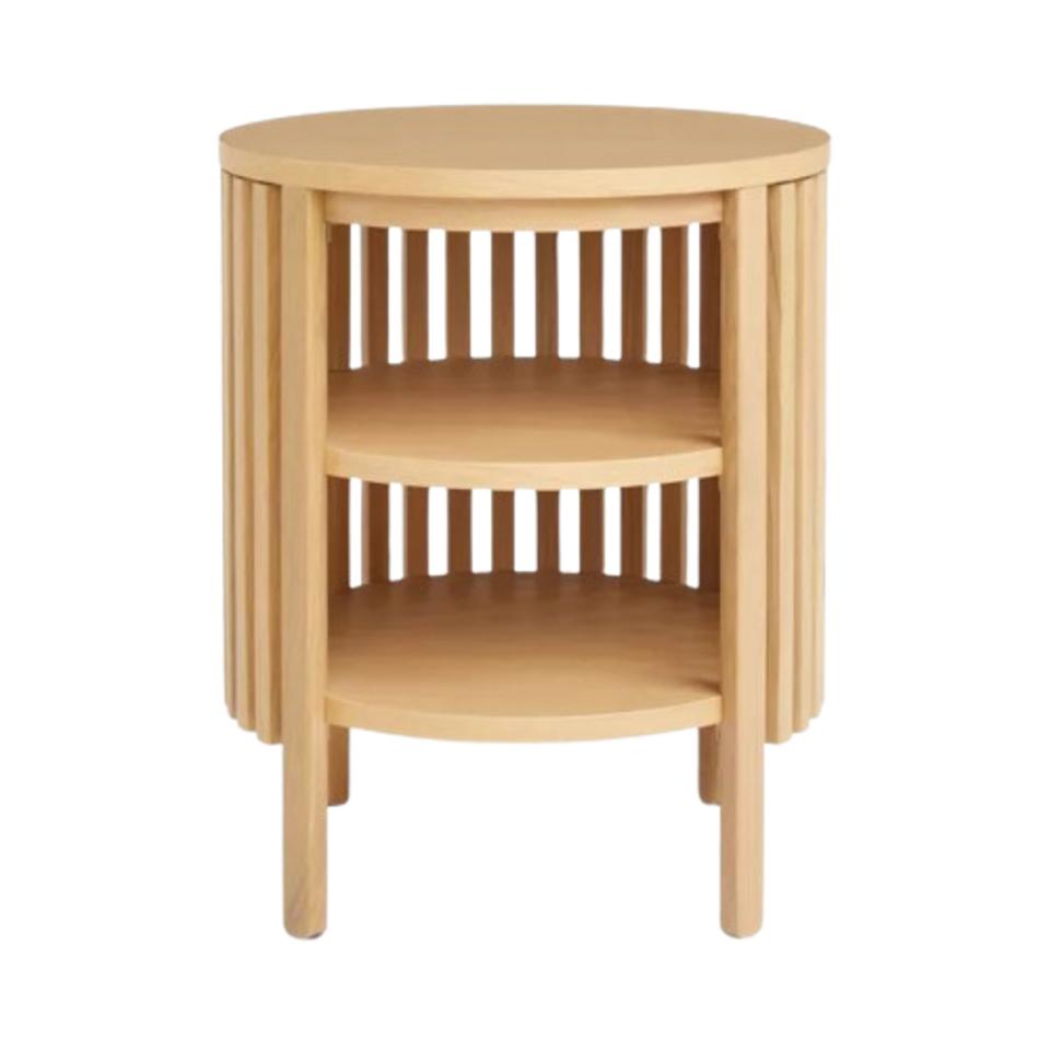 John Lewis Slatted Side Table, Natural