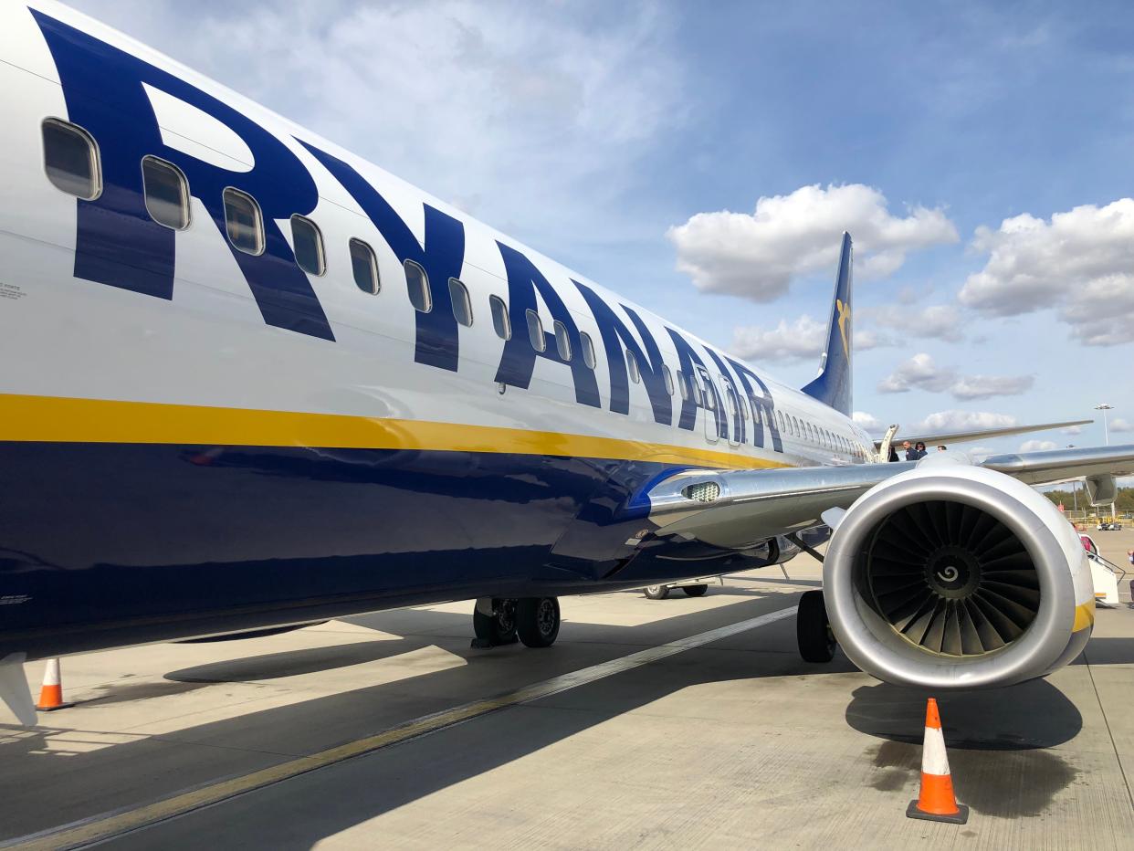 <p>A passenger became violent onboard a Ryanair flight</p> (Simon Calder)