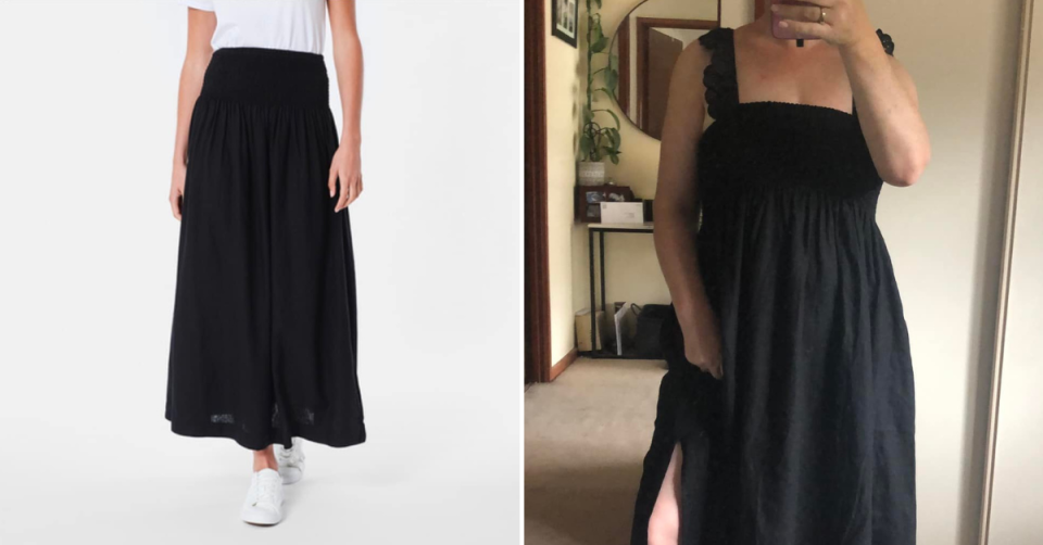 kmart dress hack maxi skirt