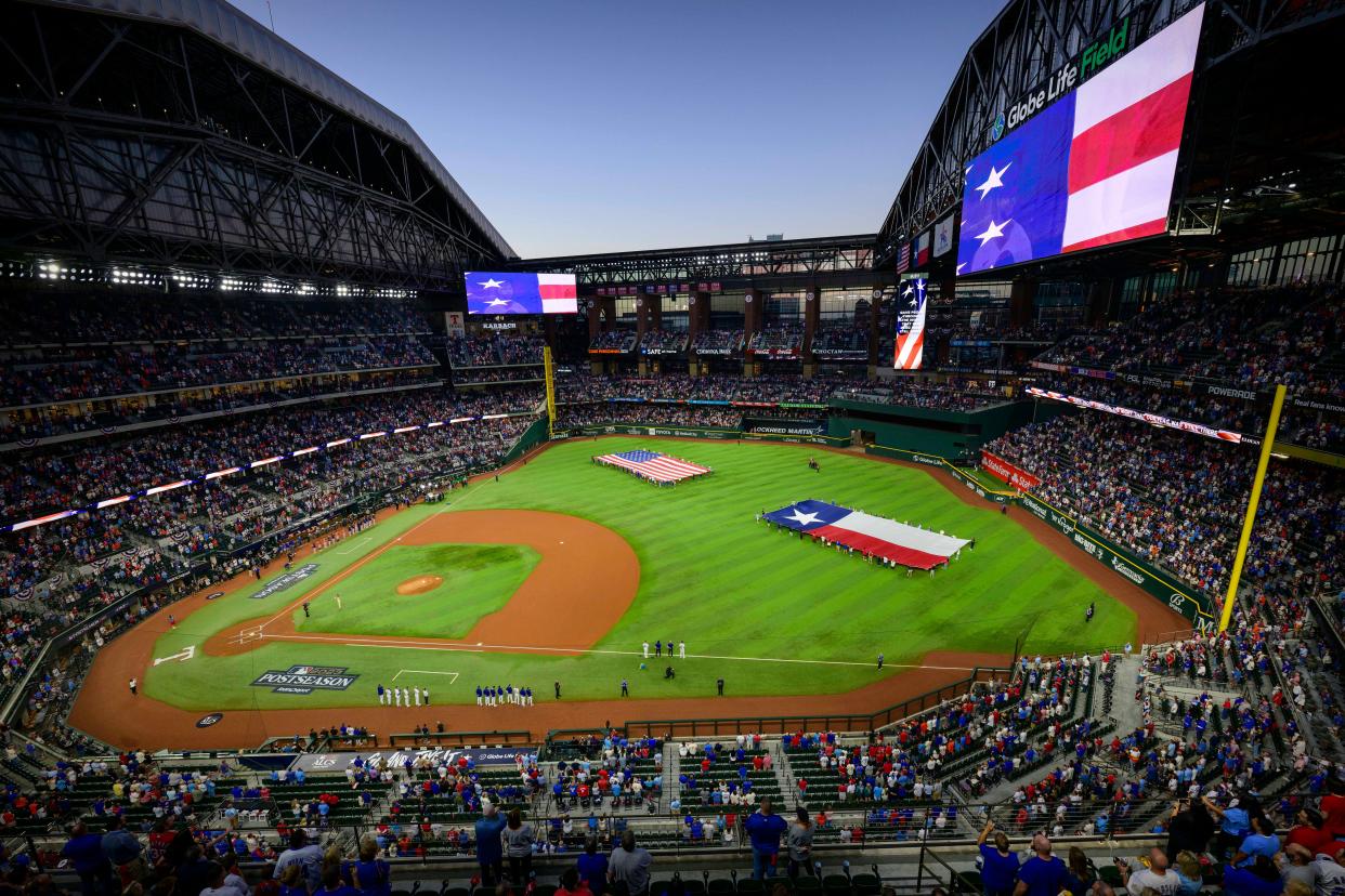 Globe Life Field, the home of the Texas Rangers, will host Games 1,2 and possibly Games 6 and 7 of the 2023 World Series.