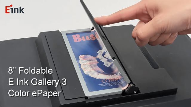 E Ink teases foldable e-reader that actually lets you flip physical pages