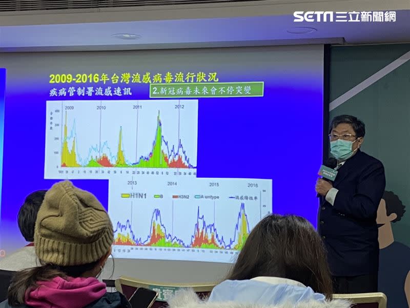 台灣疫苗推動協會今日公布「2021年度最具影響力的十大疫苗新聞」。（圖／記者簡浩正攝影）