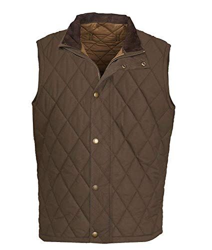 Brown Quilted Vest