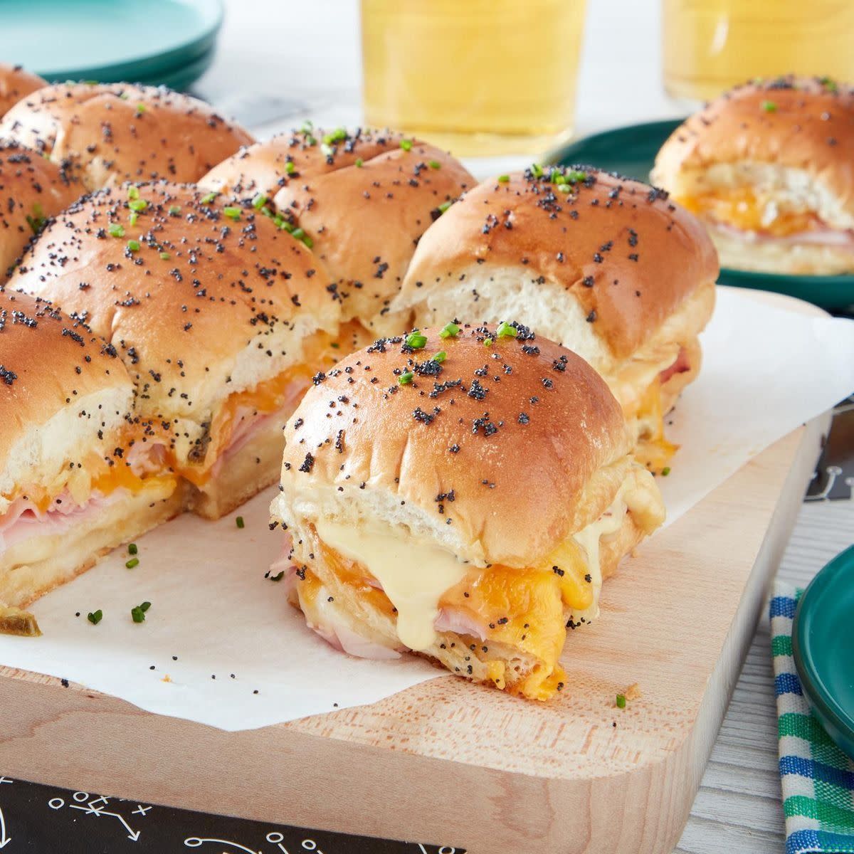 easter recipes ham and cheese sliders