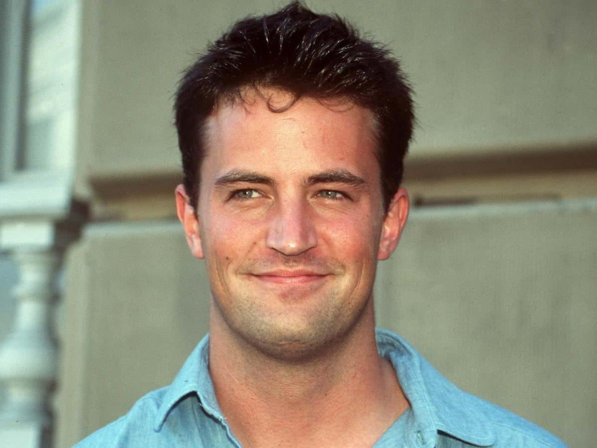 Matthew Perry, a year after ‘Friends’ began, in 1995 (Dave Lewis/Shutterstock)